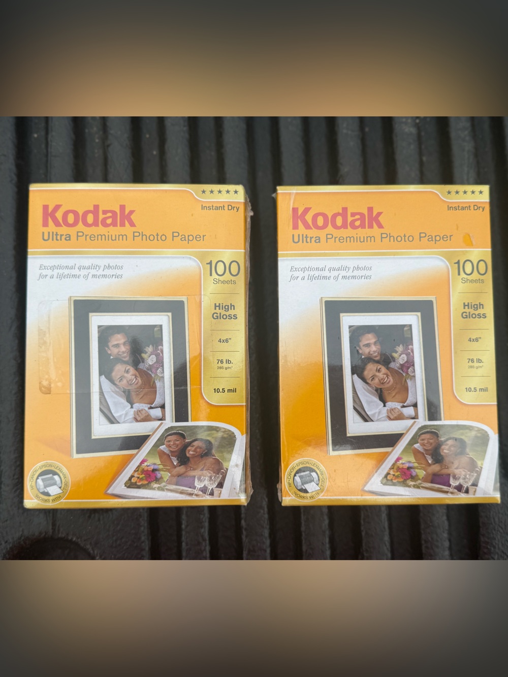 Kodak Ultra Premium Photo Paper 200 Sheets High Gloss 4x6 -10.5 Mil - NEW